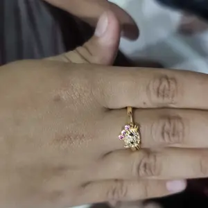 Cincin Anak titanium gold anti luntur anti karat 1pcs Fashion Kids Costume