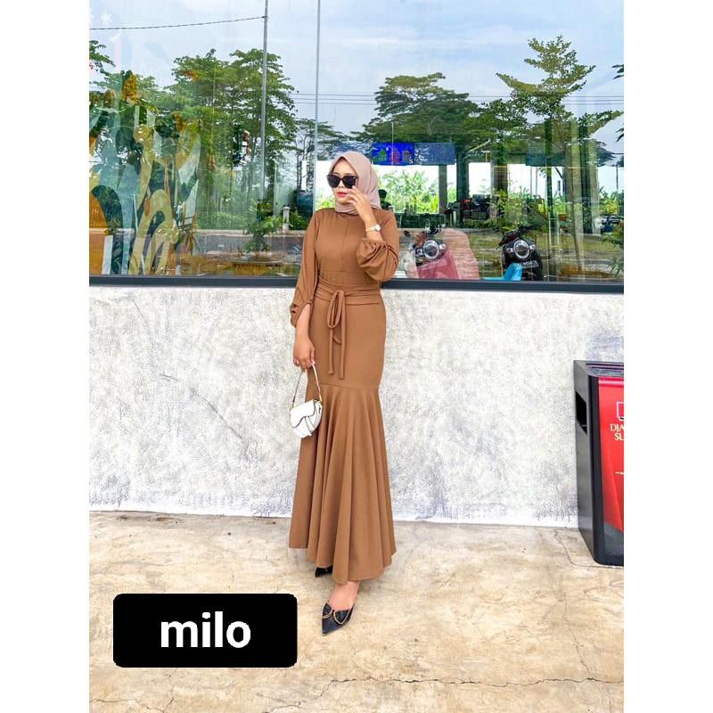 GAMIS INDIRA GAMIS LEBARAN TERBARU TERLARIS 2025 Airflow Muslim Formal Panjang