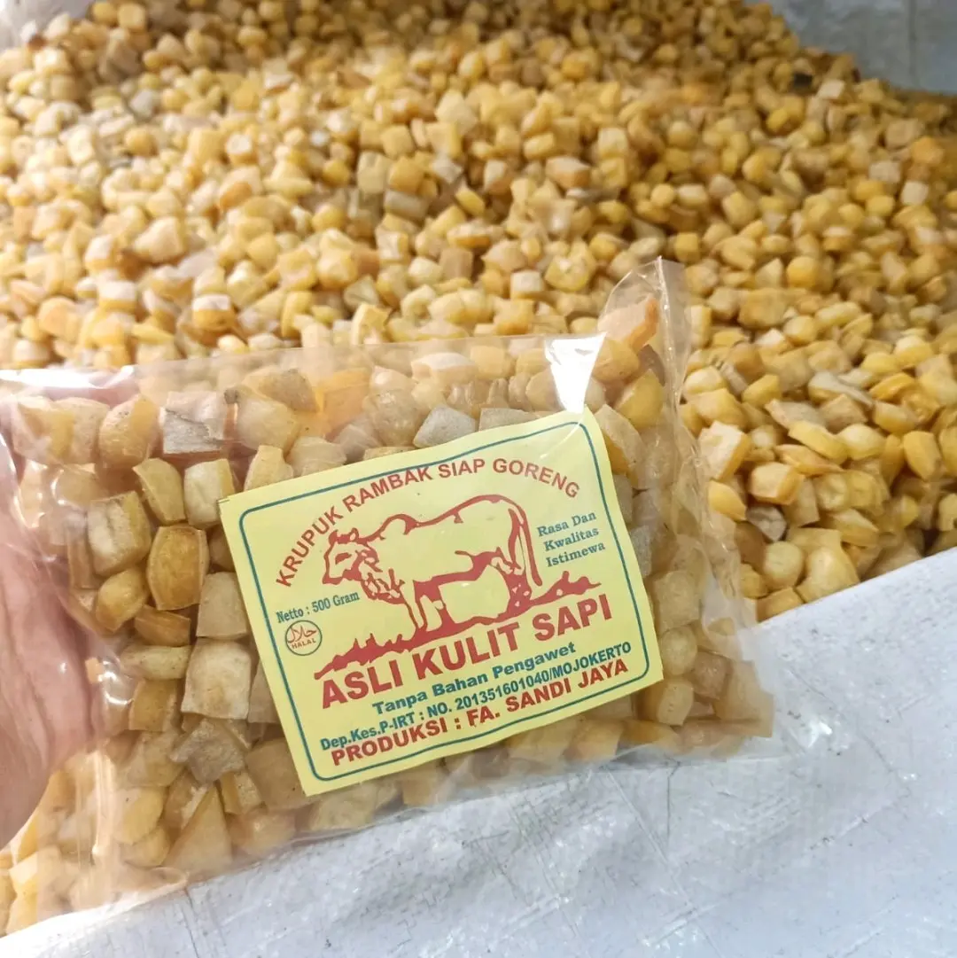 Krecek Rambak Sapi Dadu 500gr Kerupuk/Sayur