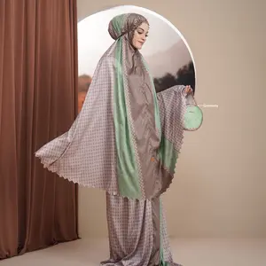 HANNA MUKENA BY NADHEERA LUXURY | BAHAN SILK PREMIUM | HARGA PROMO Motif