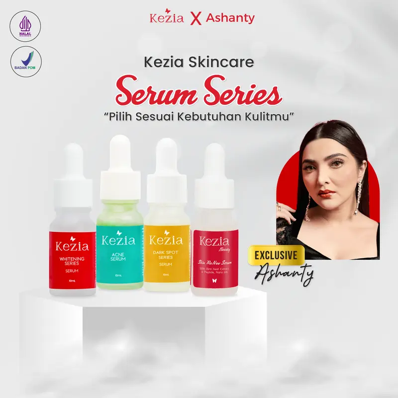 KEZIA By ASHANTY - SERUM SERIES KEZIA BEAUTY (WHITENING - ACNE - DARKSPOT - SKIN RENEW) 0
