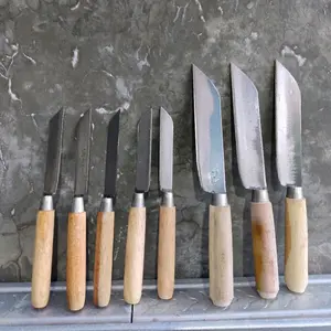 Paket Hemat 8 Pcs Pisau Dapur Baja  (3 Tanggung 5 Kecil) Super Tajam Cocok Untuk Kebutuhan Dapur Anda Kitchenware Set