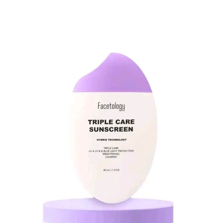 Facetology Triple Care Sunscreen SPF40 PA+++ 40ml Tabir Surya 1