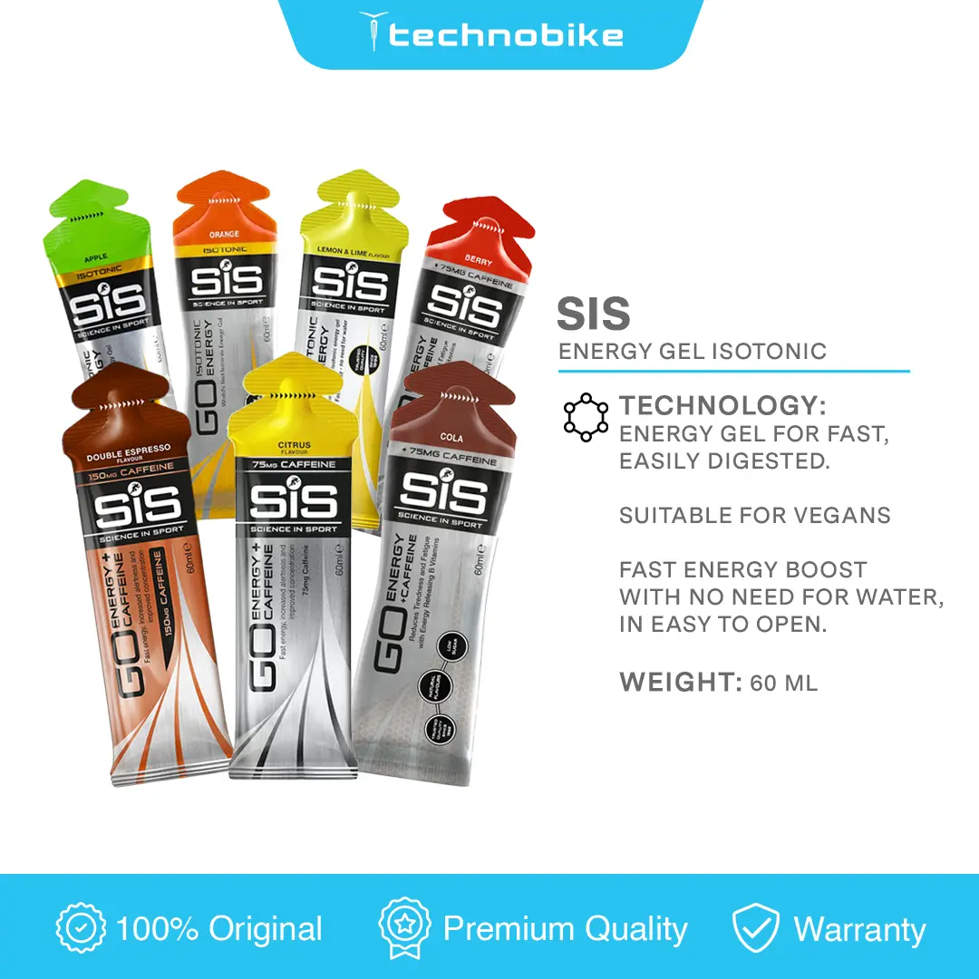 SiS GO Isotonic Energy Gel - Supplment Energy para cyclist