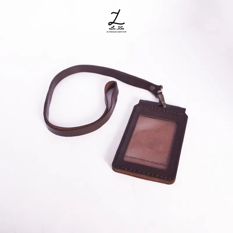 Luzee Lanyard | Lanyard Kulit Asli Custom | Idcard Kulit | Lanyard Magnet 3