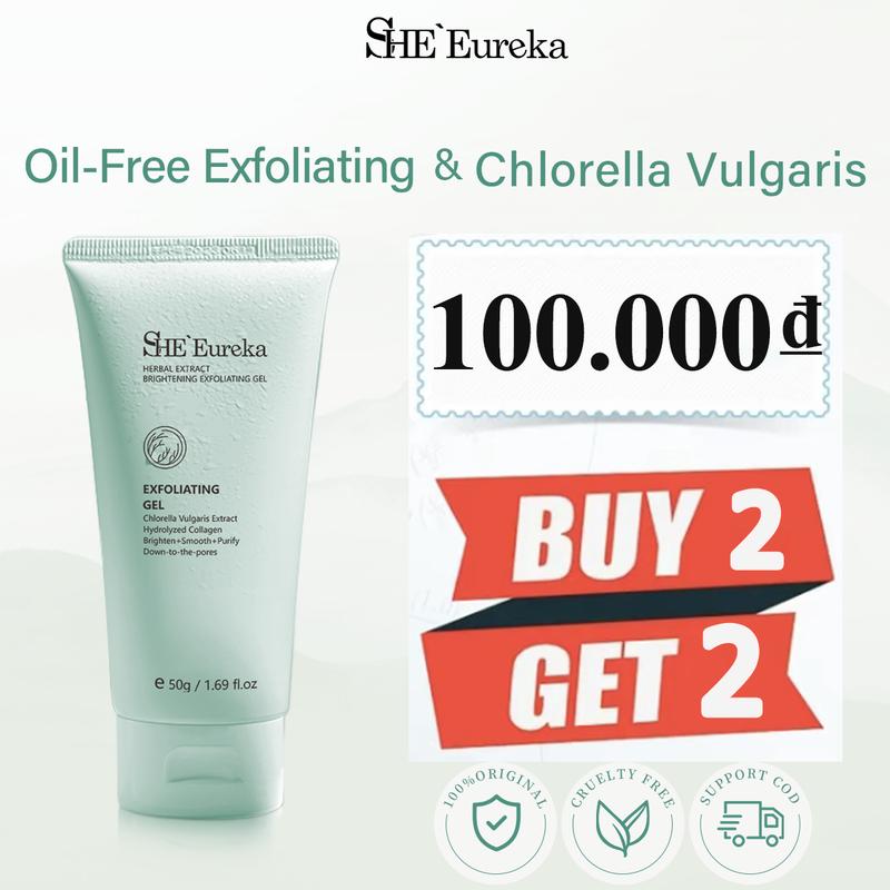 【Buy 2 Tặng 2】1PC 49.000₫ SHE Eureka Gel tẩy tế bào chết Chiết xuất thảo dược cho mặt 50g Giảm da chết & giữ cho làn da khỏe mạnh
