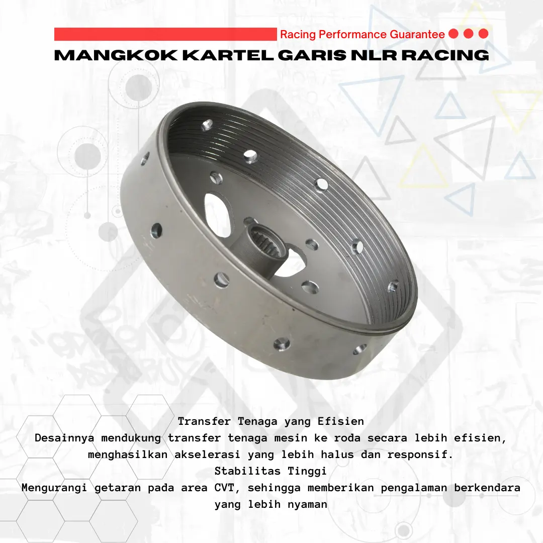 MANGKOK GANDA KARTEL GARIS ANTI GREDEK DAN ANTI SLIP UNTUK VARIAN Motorcycle VARIO NMAX MIO Karbu BEAT FINO