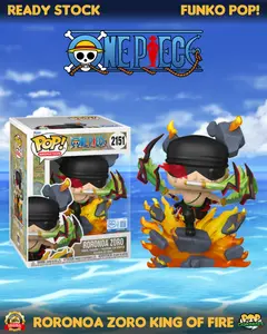 Funko Premium POP! Anime - One Piece - Roronoa Zoro King of Fire #2151