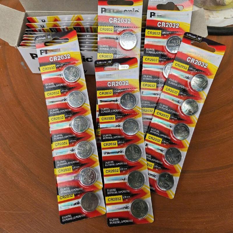 1 vỉ 5 viên pin remote smartkey khóa xe sh, Ab , vision , ex 155, nvx , janus ,Grande , Vario , lead... (pin cr2032 hãng pana)