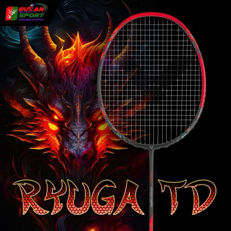 RyMeta con Vợt cầu lông Victor Thruster Ryuga TD màu đen đỏ chính hãng + tặng cuốn cán + túi đựng vợt