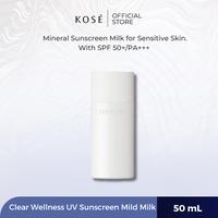 Gambar Kosé Sekkisei Clear Wellness UV Sunscreen Mild Milk SPF 50+/PA+++ dari Sekkisei by KOSE Kota Administrasi Jakarta Pusat 1 Tokopedia