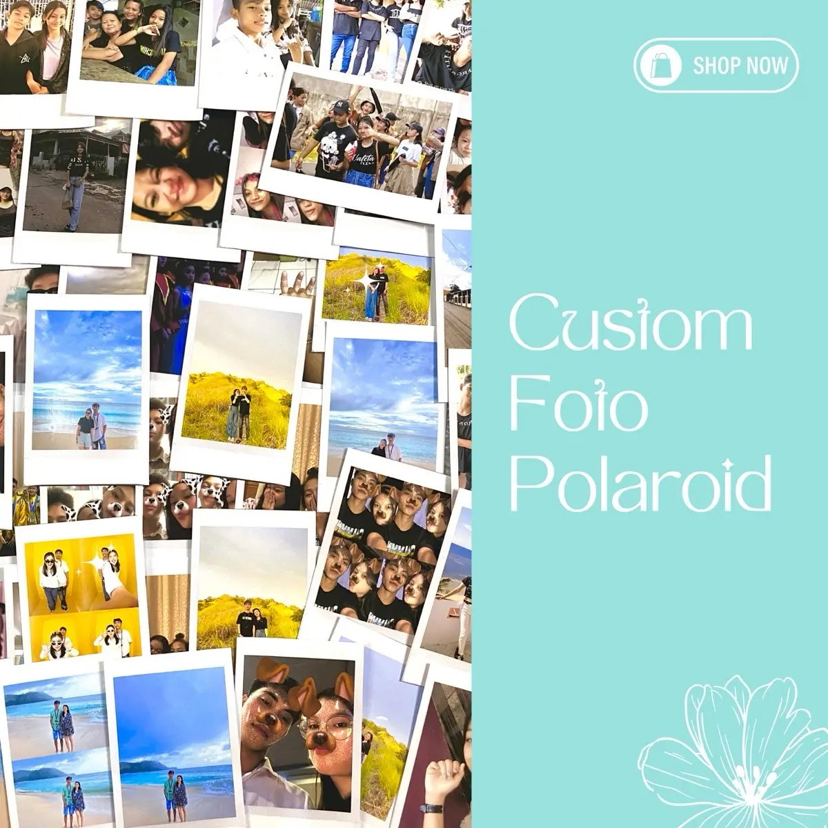 Custom Foto Polaroid Berbagai Varian dan Ukuran (Harga Satuan)