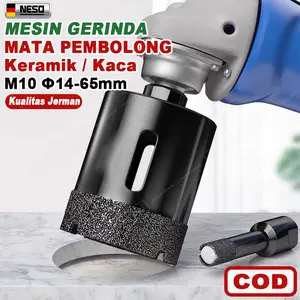 Monake German Gerinda Mata Bor Diamond Holesaw wood hole cut Pelubang keramik Kaca Akrilik Granit Marmer