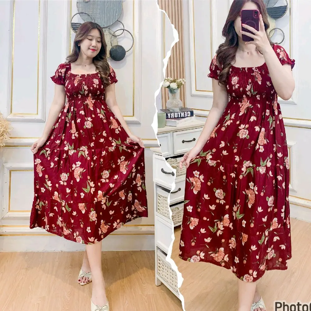 DASTER ZURI SMOK PANJANG MOTIF || DASTER PUTRI BALI || DASTER RAYON SHOLEHOT