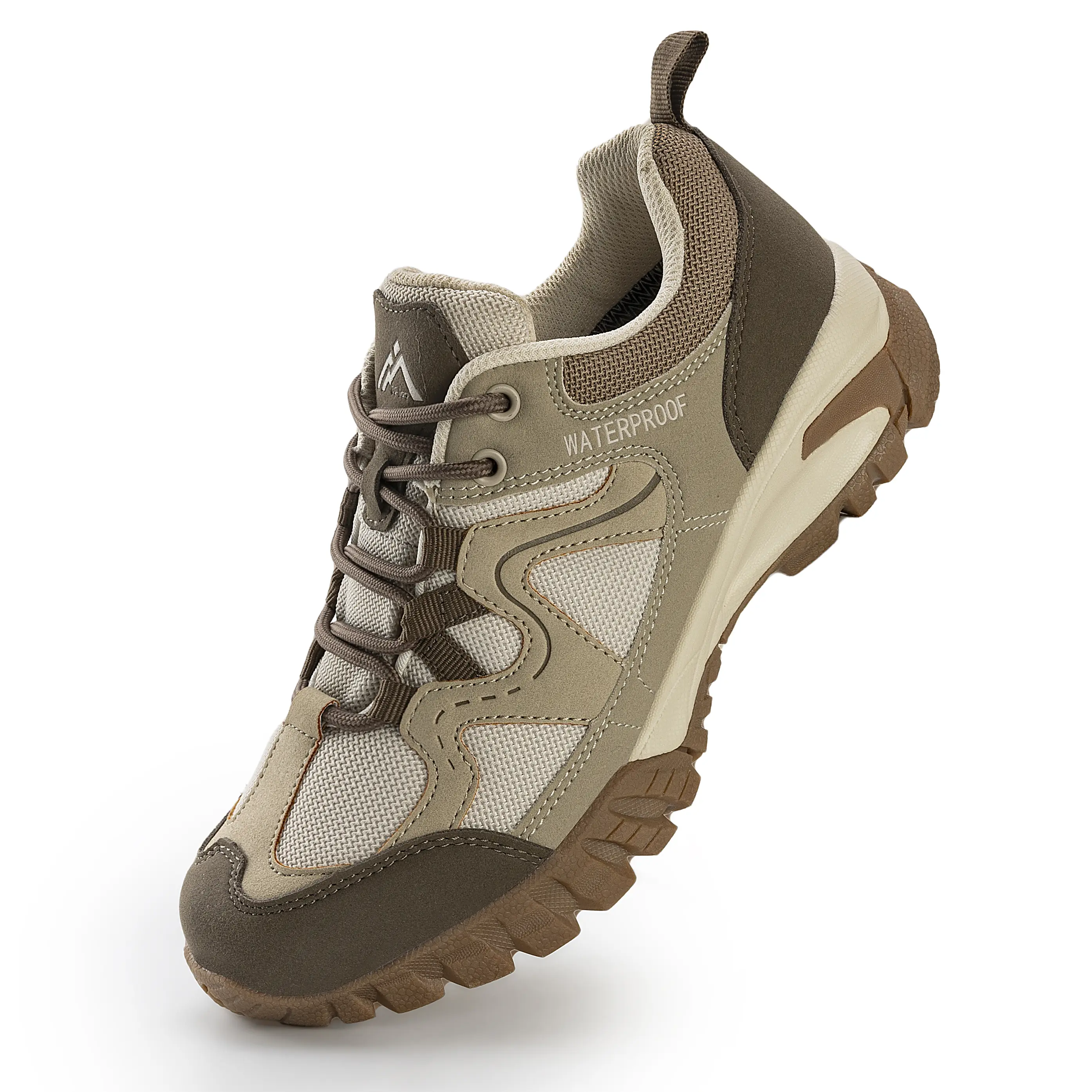 [Made in CN] CC-Los Women's Waterproof Hiking Shoes Lightweight Breathable Walking Shoes for Outdoor Climbing Size 3.5-8.5