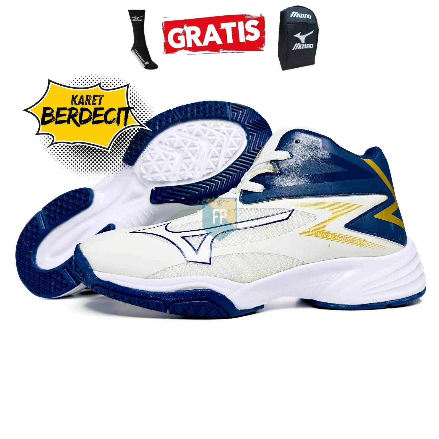 Sepatu Volly Mizuno Berdecit cit Thunderblade Z Terbaru - Ukuran 38-44 untuk Pria dan Wanita