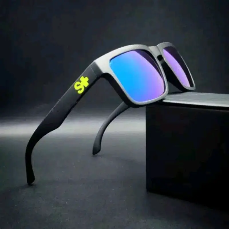 Kacamata hitam keren anti UV S+ cocokBuat mancing dan berkendara  COD Eyewear Sunglasses Pria Frame Lensa Dewasa