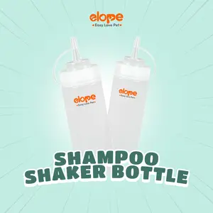 ELOPE dilute bottle  grooming-botol kocok  mixing  shampoo kucing anjing 350ml