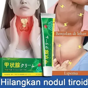Krim Tiroid 20g Khusus Obat Gondok Kelenjar Tiroid Hipertiroid Leher Bengkak Mengurangi pembengkakan hipertiroid Perawatan kulit Wajah Muka Facial Aging Kering Hitam