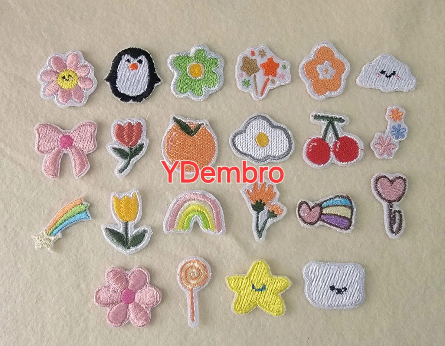 Patch Bordir Lucu Unik Kecil 3cm Menyesuaikan Gambar