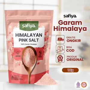 Safiya Garam Himalaya 1 Kg Himalayan Pink Salt Original