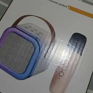 [COD] K12 Bluetooth Mini Speaker Karaoke Speaker Portable with MIC Bluetooth MP3 Player Bass Wireless Karaoke