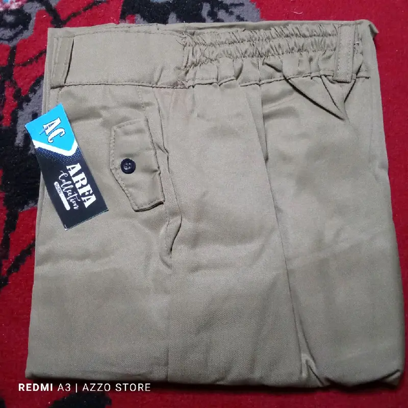 Cargo Ban Wanita Celana Panjang Murah dan Style Kekinian kulot Twill unsex regular 3