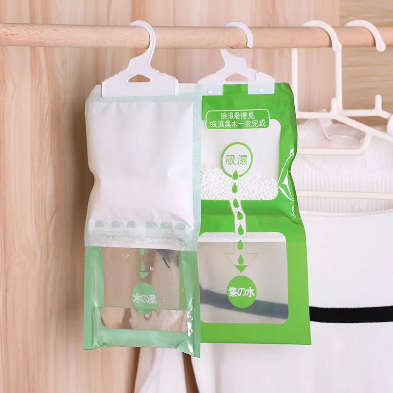 Indoor Closet Wardrobe Desiccant Hanging Moisture Absorber Dehumidifier Bag Mildew Anti Mold Deodorizing Dryer