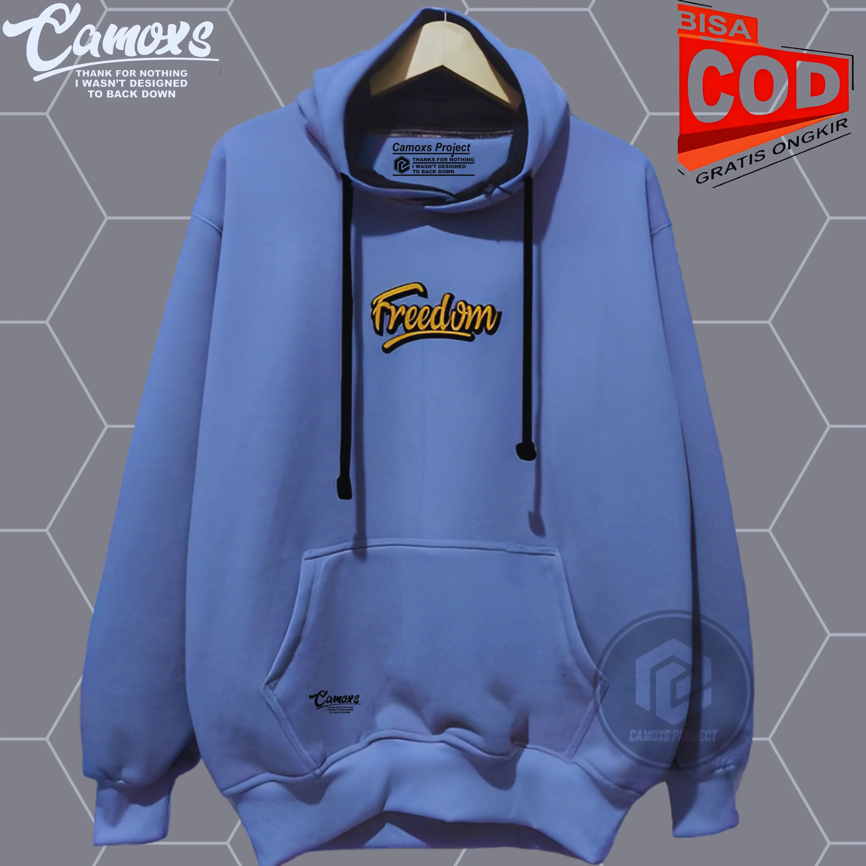 Hoodie Sweater Pria Wanita Distro Warna Abu Paralon Hodi Murah Jaket Tebal Authentic Terbaru 2022 Keren Hodie Unisex Switer Hode Denim Sablon List Freedom Cowok Terpopuler Aesthetic Original Hudi Jumbo Camoxs Project Hudie Premium Suiter Size M L Xl Xxl