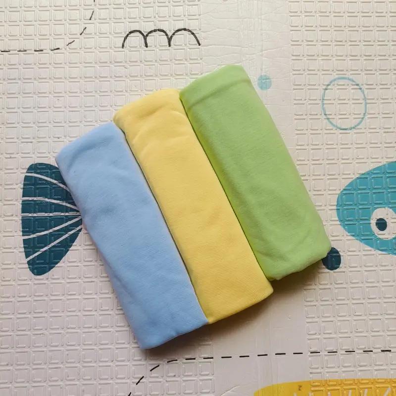 3pcs Bedong Bayi Persegi 110x90cm Warna Baby Halus Dan Lembut Alas Tidur cuci kering zoo pink bedong  instan premium Anak-Anak 0