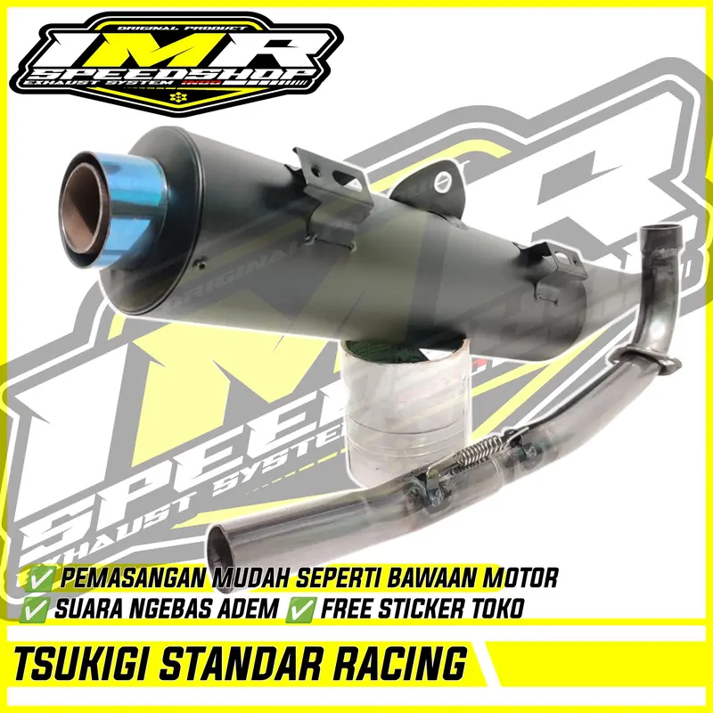 KNALPOT TSUKIGI STANDAR RACING JUPITER Z Z1 MX 135 VEGA R ZR RR CRYPTON ASTREA SUPRA 125 REVO BLADE 0