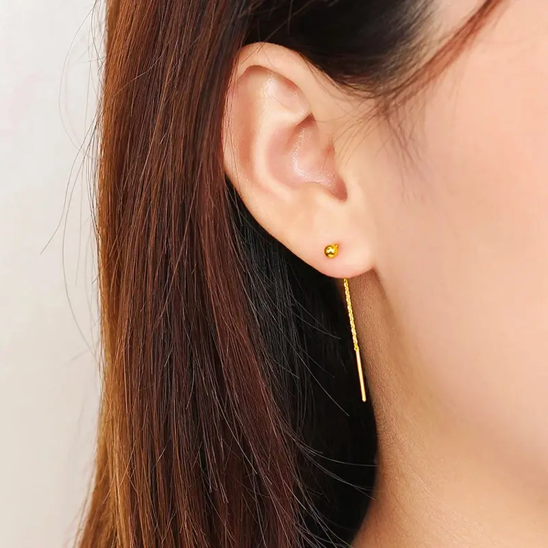 E & J - anting jurai titanium boba wanita fashion korea gold 24k