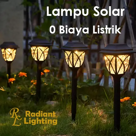 Lampu Hias Taman Tancap Tenaga Surya Matahari Solar Cell