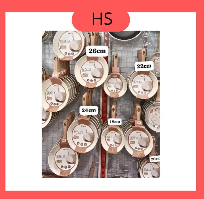 Roschel Beneta White Marble Coating Non-Stick Frypan 18 , 20 , 22 Panci Wajan Penggorengan Fry Pan Anti Lengket Induksi