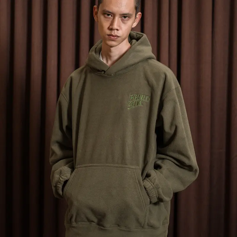 Benidson Baggy Hoodie Oversized Boxy Pullover Army Freick 2