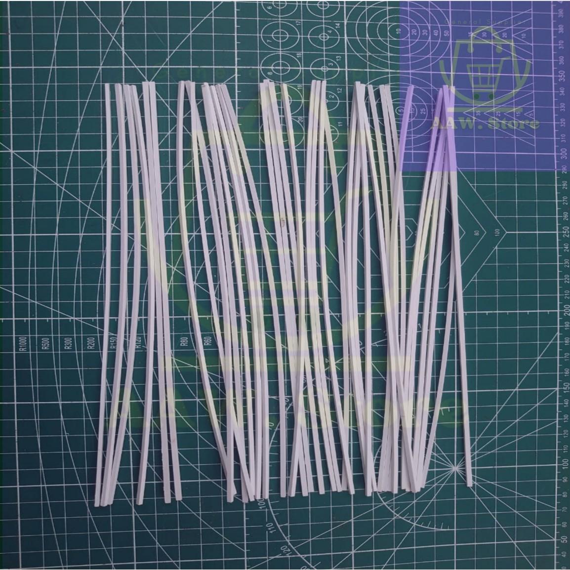 ( 2 Biji ) Lembaran Paralon PVC Ukuran 3cm x 25cm Bukan Foam Board Bahan Miniatur Toys Kerajinan ( 2 Biji ) Lembaran Paralon PVC Ukuran 3cm x 25cm Bukan Foam Board Bahan Miniatur Toys Kerajinan