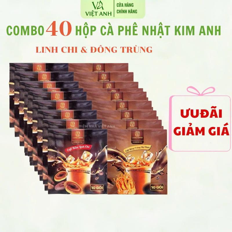 40 Hộp 2 Vị Không Quà Cà Phê Laura Hộp 10 gói