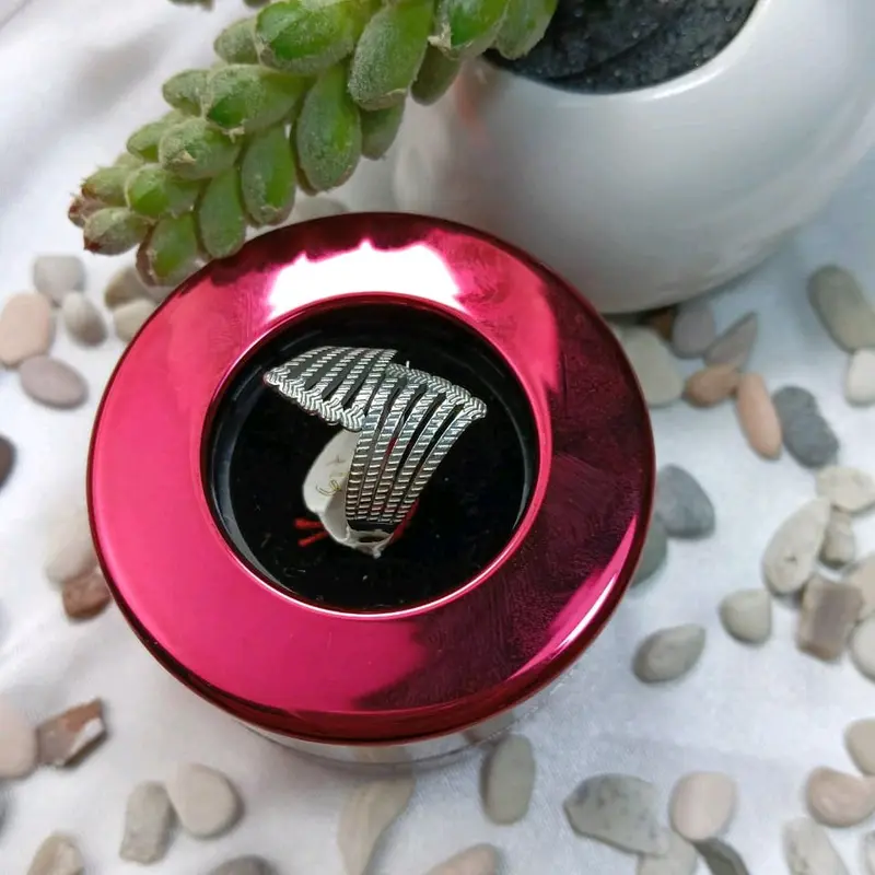Eta 010 Cincin Aksesoris Fashion Warna Silver titanium 7