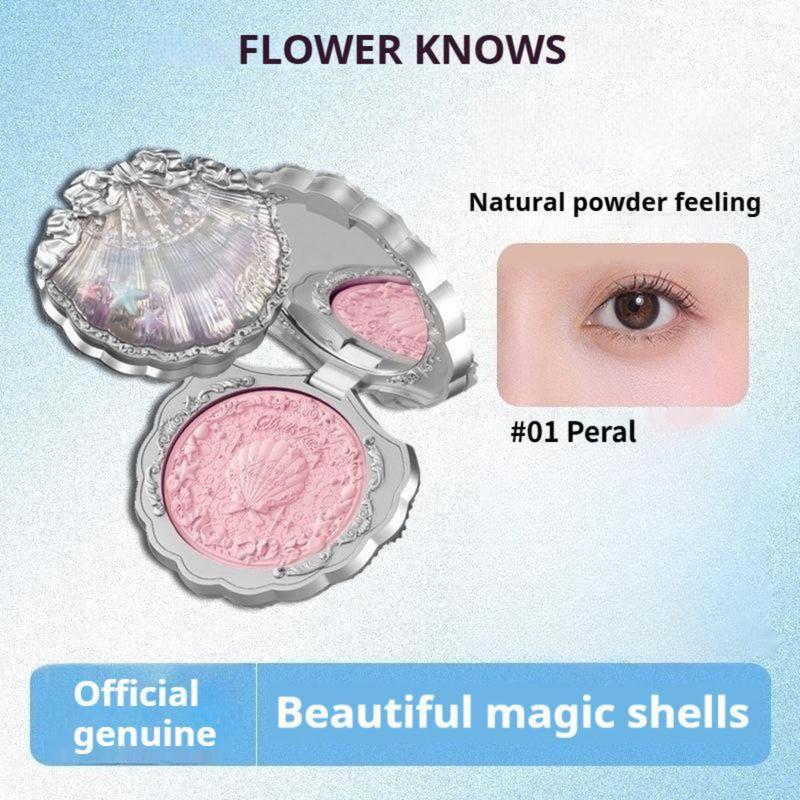 Flower Knows Shell's Jewel Collection Silk Satin Blush Makeup（100% ...