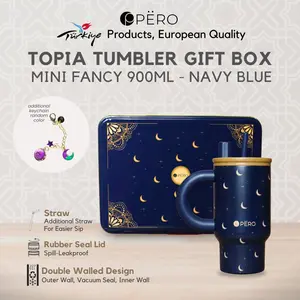 [KOKO PANCI PO 30 HARI] Pero Topia Tumbler Gift Box Mini Fancy 900ML / Paket Hampers Botol Minum Tumbler