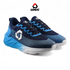 Logic - Sepatu Olahraga Biru Navy Running Ringan | Power Of Lifetime Navy Toska