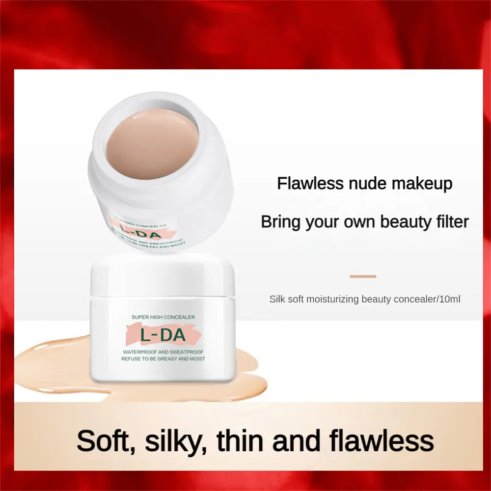 L-DA Concealer Lasting Makeup-free Waterproof Foundation Cream Full Coverage Dark Circles Concealer