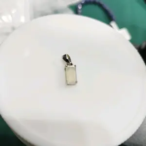 Natural Crystal White Opal S925 pendant