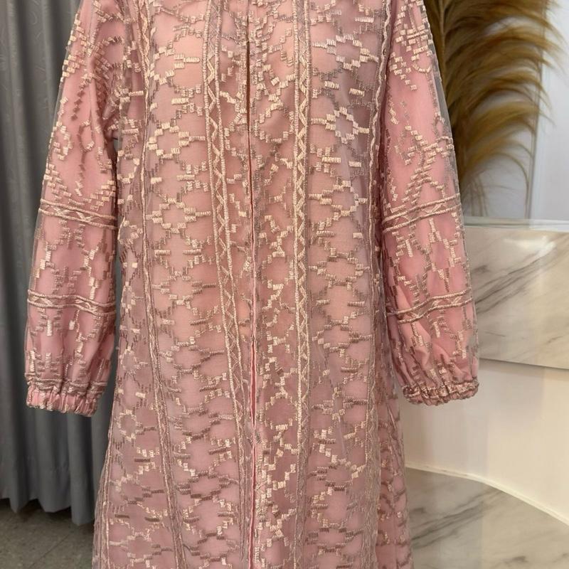 Ling tunik brukat renda by hmf 1