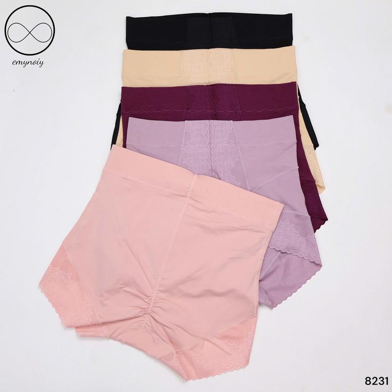 Mã 8231 – Set 2 quần gen nữ lưng cao bigsize, su lạnh ôm bụng, co giãn thoáng mát