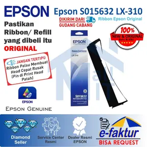 RIBBON CATRIDGE EPSON UNTUK PRINTER LX310 LX-310 LX 310 Original