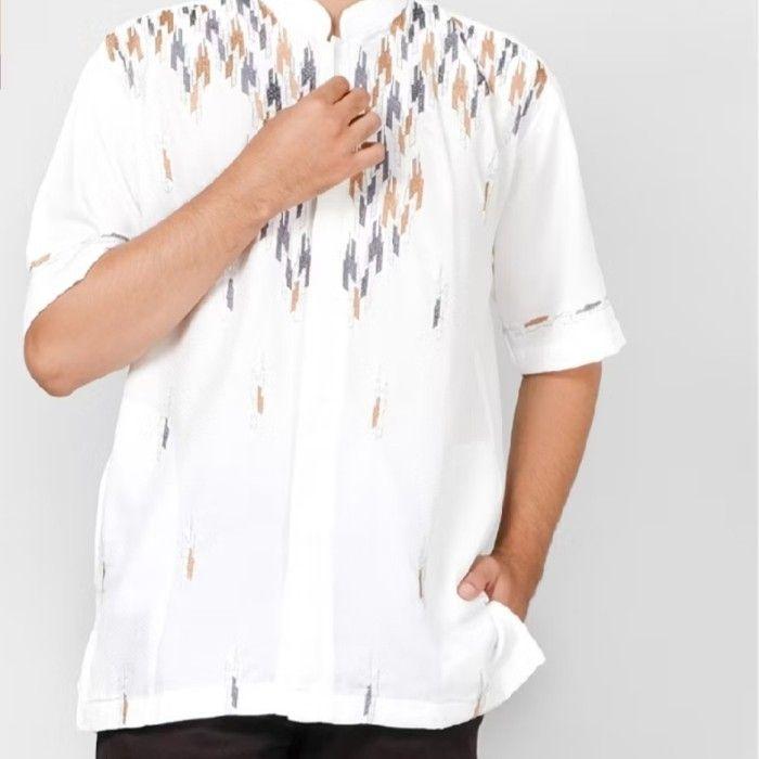 Product Introduction of S M L XL  XXL  XXXL  XXXXL  baju kemeja koko dewasa bahan katun poli  premium tebal adem nyaman di pakai Muslim Dewasa 13