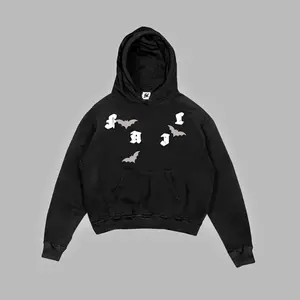 FAILOFFICIAL HOODIE BOXY - BATT BLACK
