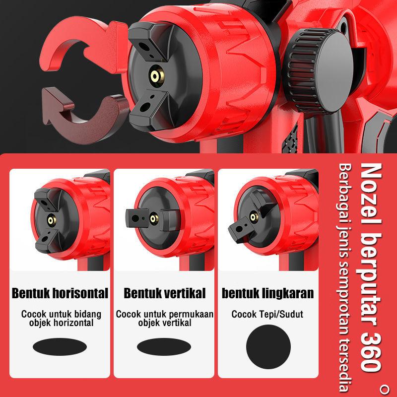 REAIM Re1500ML Electric Spray \ 450Watt, Mesin Cat Semprot Elektrik, Alat Semprotan Cat Listrik untuk Penggunaan Rumah Tangga Kecil, Atomisasi Tinggi, Tidak Bisa Digunakan untuk Minyak, Semprotan Cat Ryu yang Efisien dan Praktis REAIM Re1500ML Electric Spray \ 450Watt, Mesin Cat Semprot Elektrik, Alat Semprotan Cat Listrik untuk Penggunaan Rumah Tangga Kecil, Atomisasi Tinggi, Tidak Bisa Digunakan untuk Minyak, Semprotan Cat Ryu yang Efisien dan Praktis