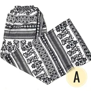 Celana Panjang Wanita / Pria / Kulot Motif Batik Asmat Bahan Rayon Pasti Promo